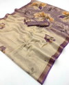Kumudan By Rajyog Cotton With Zari Weaving Saree Exporters In India